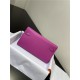 Hermes Kelly Classique To Go wallet Epsom calfskin Fuchsia Gold-Metal WAX High