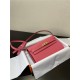 Hermes Kelly Classique To Go wallet Epsom calfskin Rose Pink Gold-Metal WAX High