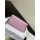 Hermes Kelly Classique To Go wallet Epsom calfskin Lilac Gold-Metal WAX High