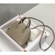 Hermes Bolide Mini Bag Evercolor calfskin WAX Gris Asphalte Silver-Metal High