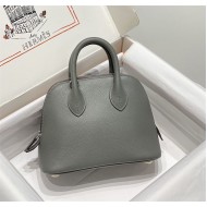 Hermes Bolide Mini Bag Evercolor calfskin WAX Gris Meyer Silver-Metal High