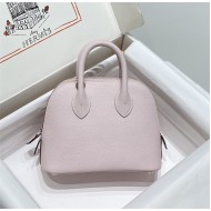 Hermes Bolide Mini Bag Evercolor calfskin WAX Crocue Silver-Metal High