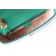 GG Marmont small shoulder bag Crocodile 443497 Green High