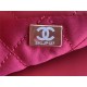 Chanel 22 SMALL HANDBAG Shiny Calfskin & Gold-Tone Metal AS3260 Red High