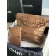 Chanel 22 SMALL HANDBAG Metallic Calfskin & Iridescent-Tone Metal AS3260 High