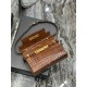 MANHATTAN SMALL SHOULDER BAG IN CROCODILE-EMBOSSED LEATHER High