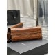 MANHATTAN CLUTCH IN CROCODILE-EMBOSSED LEATHER High