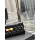 MANHATTAN CLUTCH IN CROCODILE-EMBOSSED LEATHER High