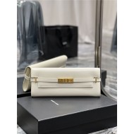 MANHATTAN CLUTCH IN BOX SAINT LAURENT LEATHER High