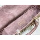 LADY D-JOY BAG MEDIUM Cannage Lambskin with Bead Embroidery High