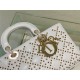 LADY D-JOY BAG MEDIUM Cannage Lambskin with Bead Embroidery High