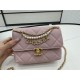 Chanel Mini Flap Bag AS4986 Shiny Lambskin, Imitation Pearls & Gold Metal A