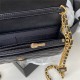 WALLET ON CHAIN Lambskin & Gold-Tone Metal AP2923 Black A