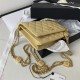 WALLET ON CHAIN Lambskin & Gold-Tone Metal AP2923 Yellow A