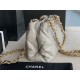 SMALL SHOPPING BAG Lambskin & Gold-Tone Metal AS3502 Grey High