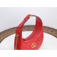 GG Marmont half-moon-shaped mini bag Red 699514 High