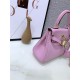 Hermes Kelly Mini Retourne Bag Clemence Leather Pink High