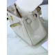 Hermes Kelly Mini Retourne Bag Clemence Leather Cream White High