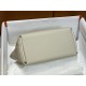 Hermes 2424 Mini Bag EVE Leather WAX White High