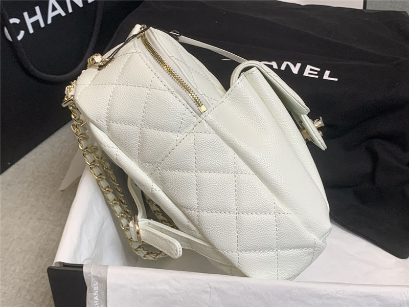 Chanel Backpack Calfskin Gold-Tone Metal A0004 High