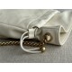 Chanel DRAWSTRING BAG Calfskin & Gold-Tone Metal AS2985 White High