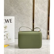 Goya bag in silk calfskin Green High