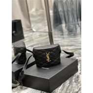 JUNE BOX BAG IN QUILTED PATENT LEATHER High