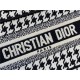 MINI Dior BOOK TOTE Macro Houndstooth Embroidery High