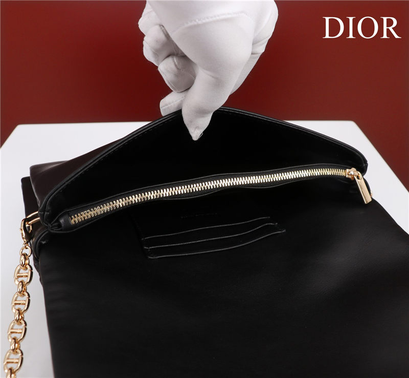 MEDIUM Dior CARO BAG Lucky Star Cannage Lambskin Black High