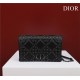 MEDIUM Dior CARO BAG Lucky Star Cannage Lambskin Black High