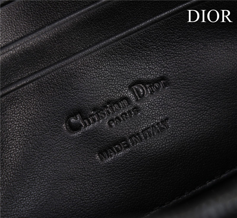 MEDIUM Dior CARO BAG Lucky Star Cannage Lambskin Black High