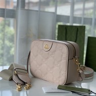 GG Matelassé leather small bag 702234 Beige Pink High