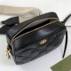 GG Matelassé leather small bag 702234 Black High