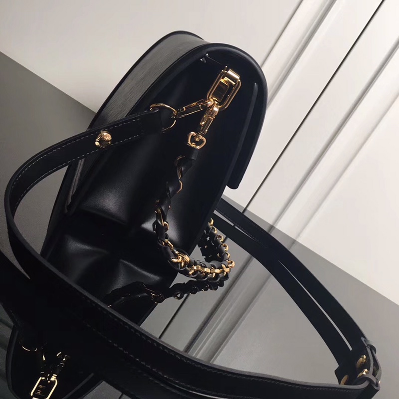 Louis Vuitton DAUPHINE MM  M44162 Epi Black High