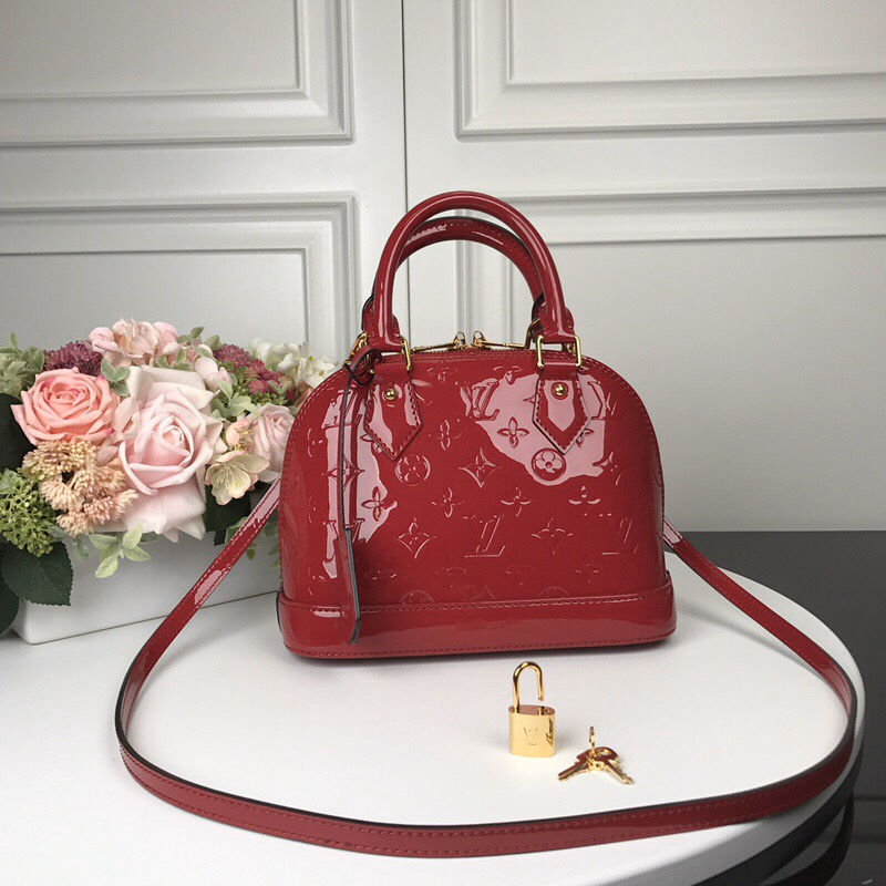 Louis Vuitton Alma BB Bag M91606 Red High