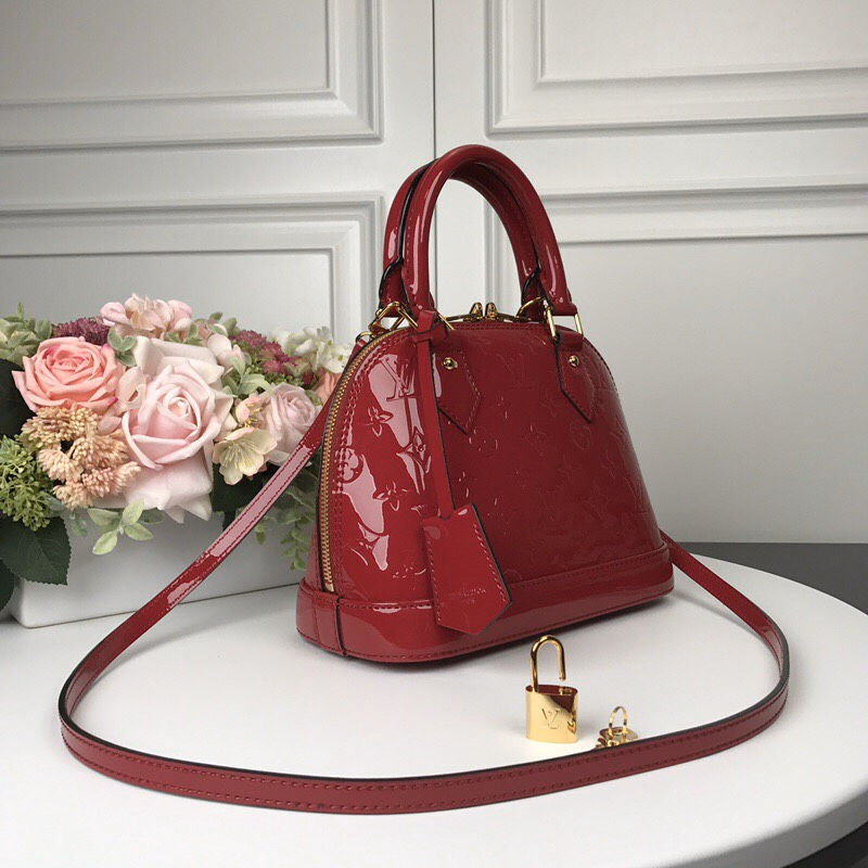 Louis Vuitton Alma BB Bag M91606 Red High