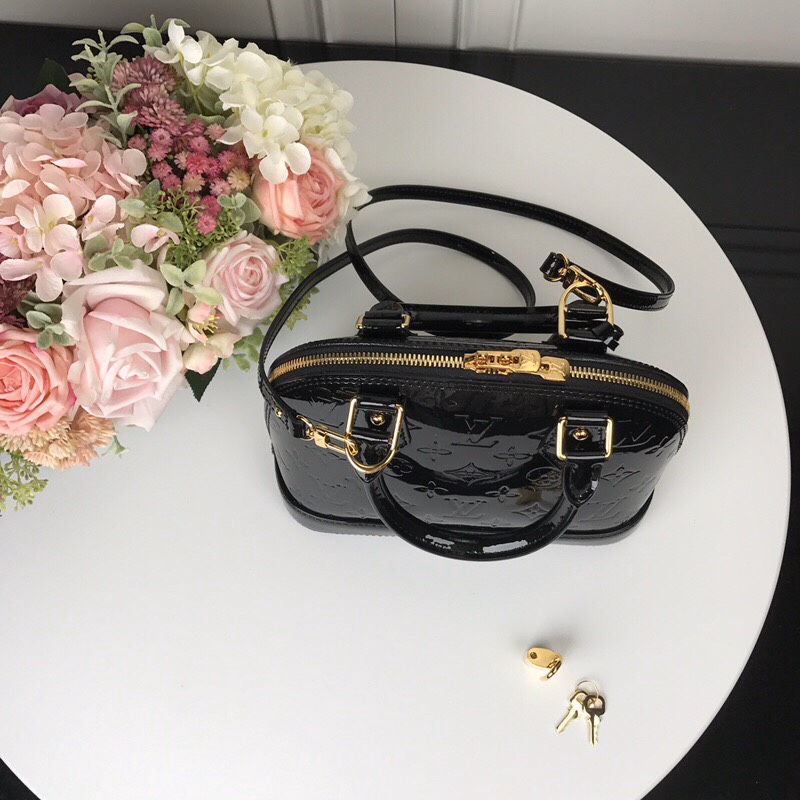 Louis Vuitton Alma BB Bag M91606 Black High