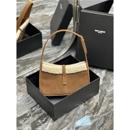 LE 5 À 7 HOBO BAG IN SUEDE High