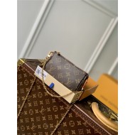 Louis Vuitton MINI POCHETTE ACCESSOIRES With Chain Monogram Canvas M82510 High