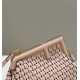 Fendi First Small Braided Leather Bag Pink High