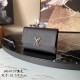 Louis Vuitton CAPUCINES COMPACT WALLET Taurillon Leather M62157 High