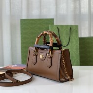 Gucci Diana small shoulder bag 735153 Brown High