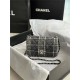 Chanel Mini Classic Flap Bag Tweed Black/Beige High