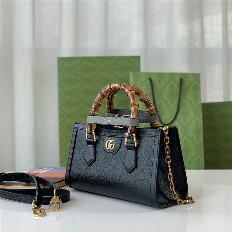 Gucci Diana small shoulder bag 735153 Black High