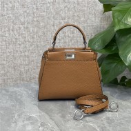 PEEKABOO ICONIC MINI Selleria bag Cuoio Romano leather High