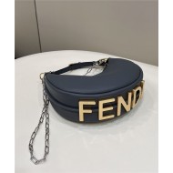 Fendigraphy Nano Leather Bag Grey High