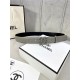 Chanel BELT Calfskin 30MM 2-1102 Grey 2022 High