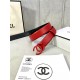 Chanel BELT Calfskin 30MM 2-1102 Red 2022 High