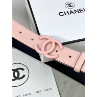 Chanel BELT Calfskin 30MM 2-1102 Pink 2022 High