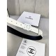 Chanel BELT Calfskin 30MM 2-1102 White 2022 High